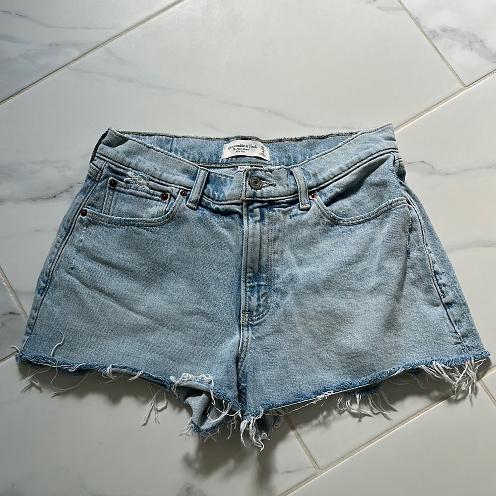 Abercrombie Curve Love Denim Shorts